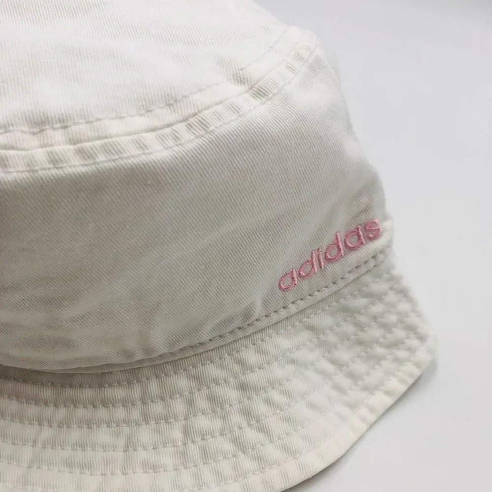 Brand New Women’s Adidas Essential‎ Bucket Hat Clear Pink White One Size